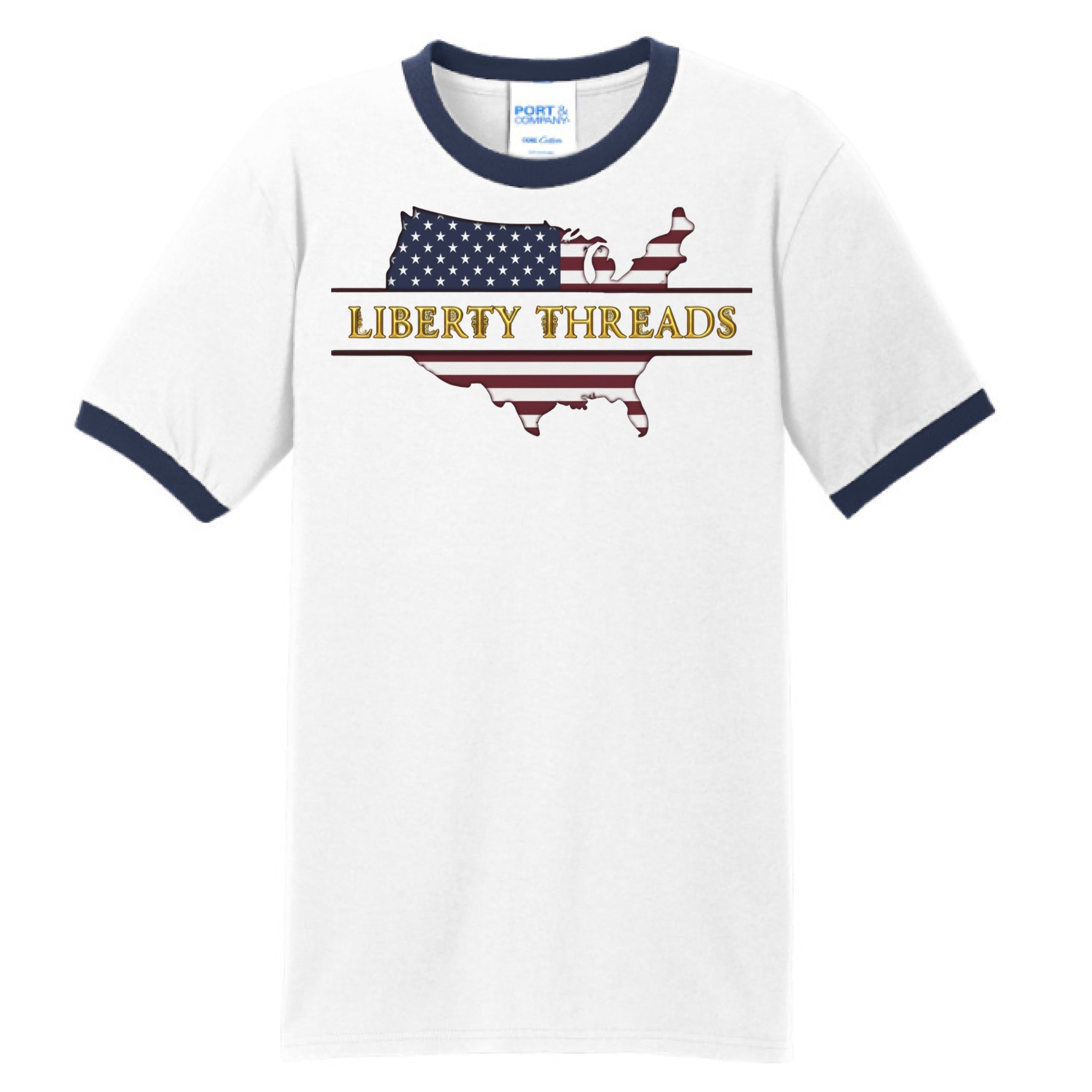 White/Navy - FRONT