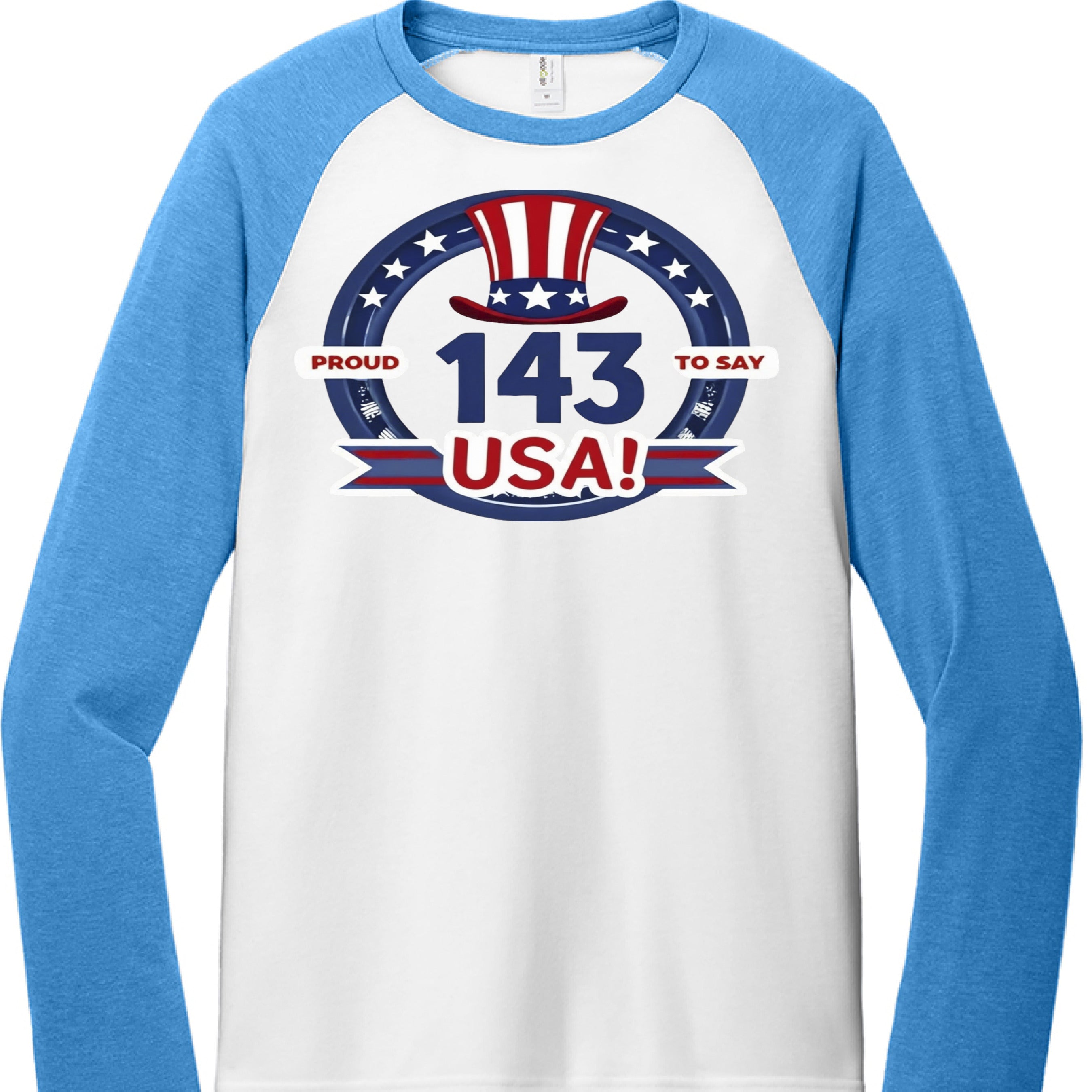 Azure Blue / Bright White - FRONT