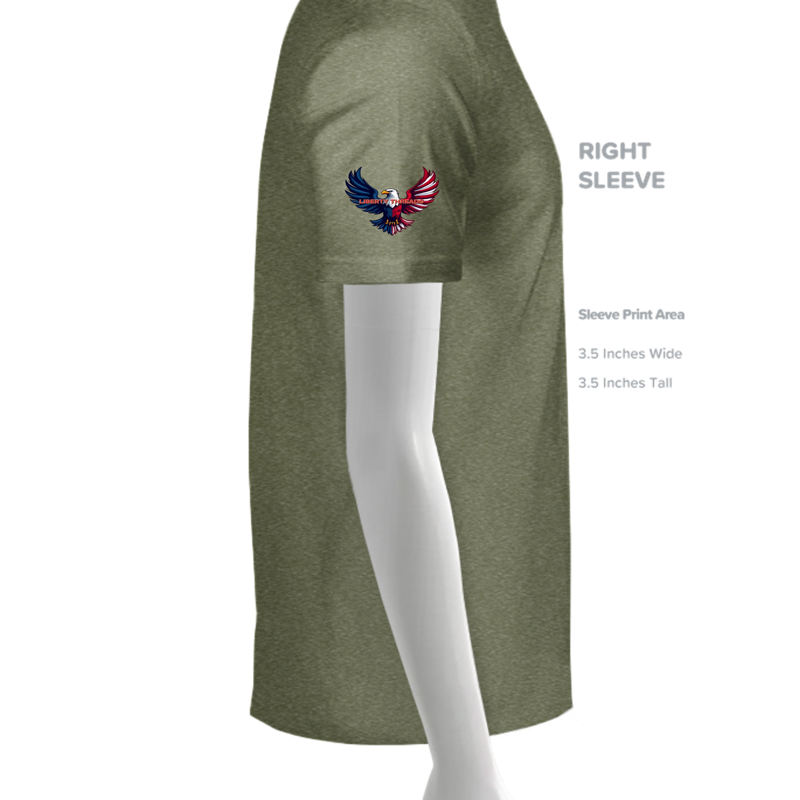HEATHER MILITARY GREEN - G640 - SLEEVE_RIGHT
