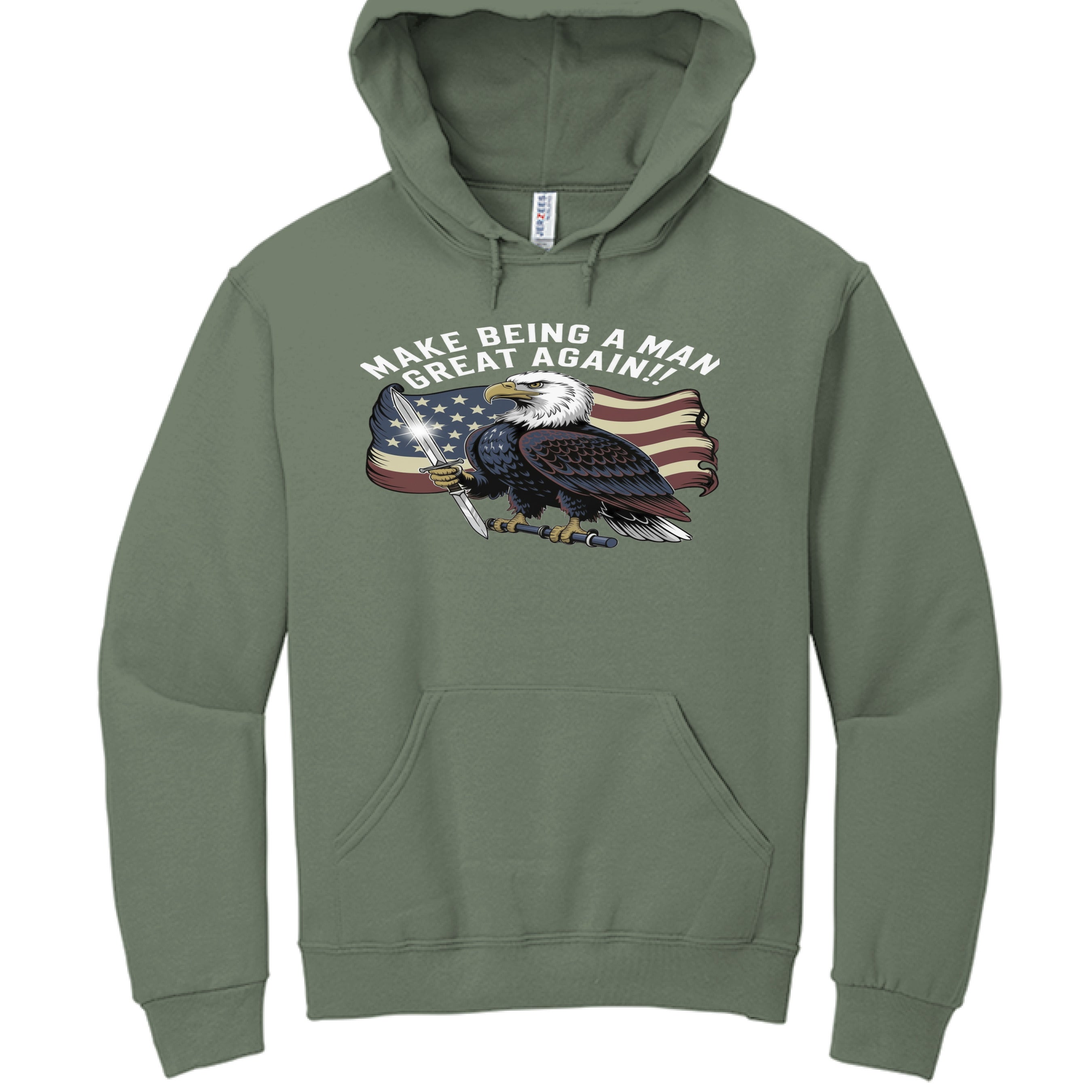 Military Green Heather - FRONT