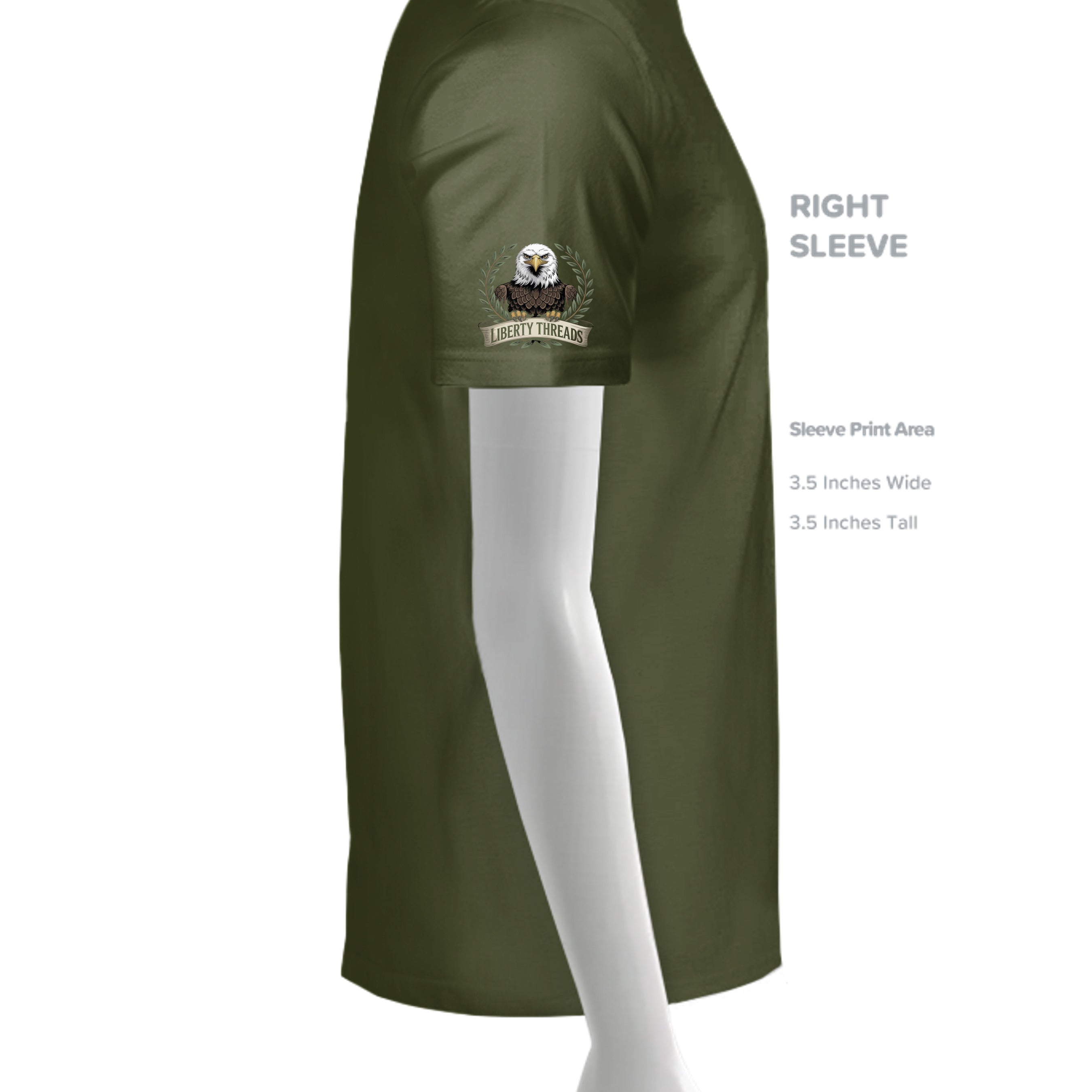MILITARY GREEN - G500 - SLEEVE_RIGHT