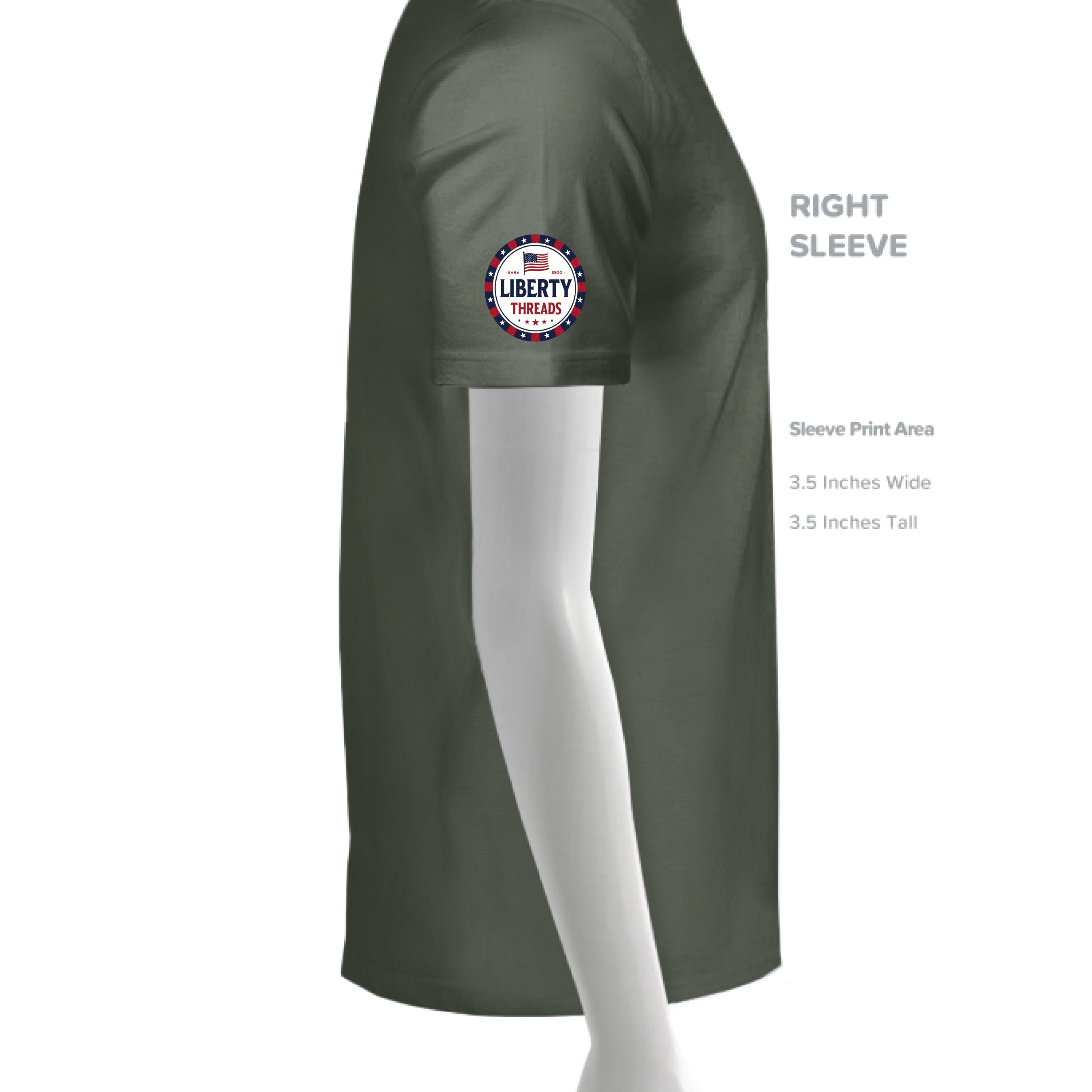 MILITARY GREEN - G200 - SLEEVE_RIGHT
