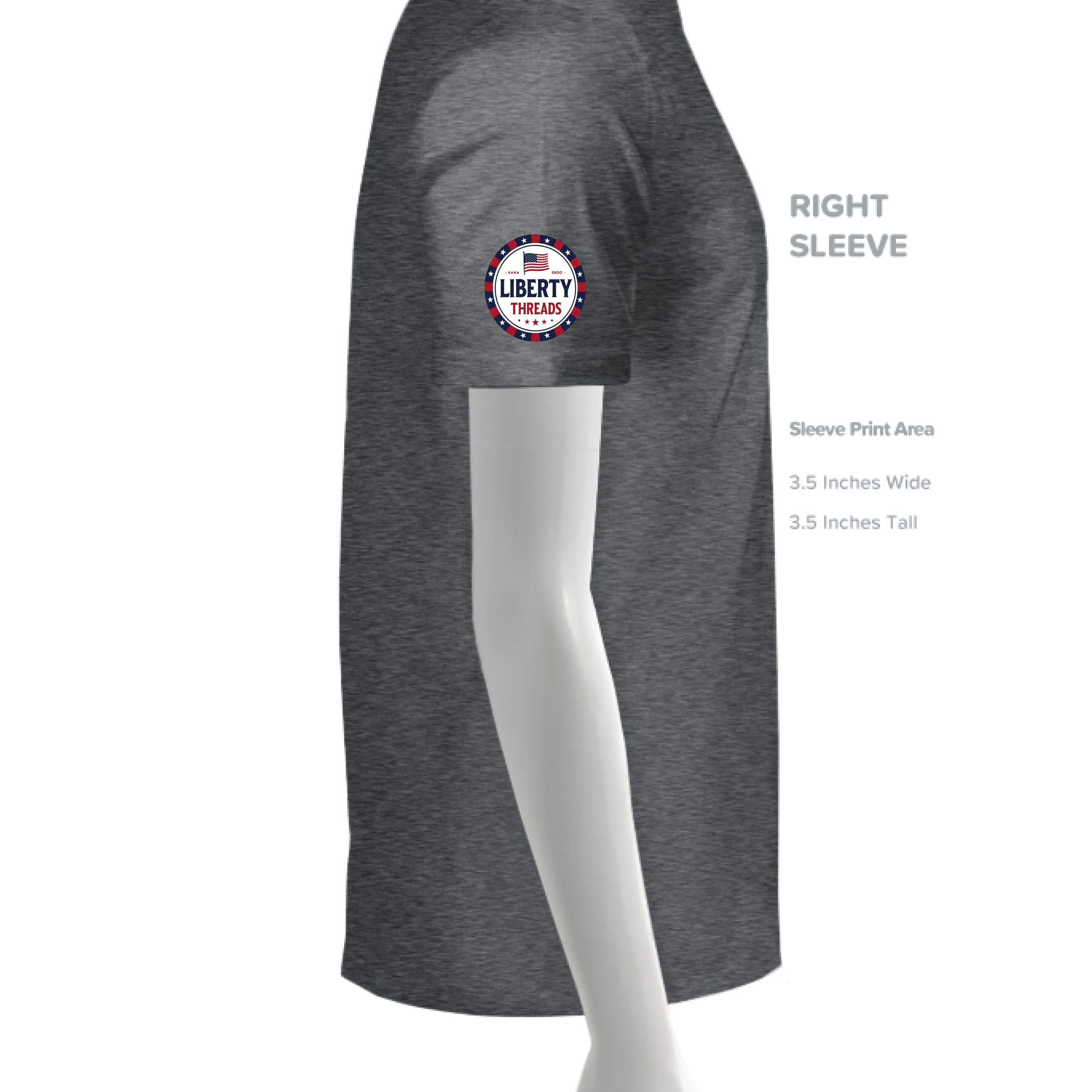 DARK HEATHER - G200 - SLEEVE_RIGHT