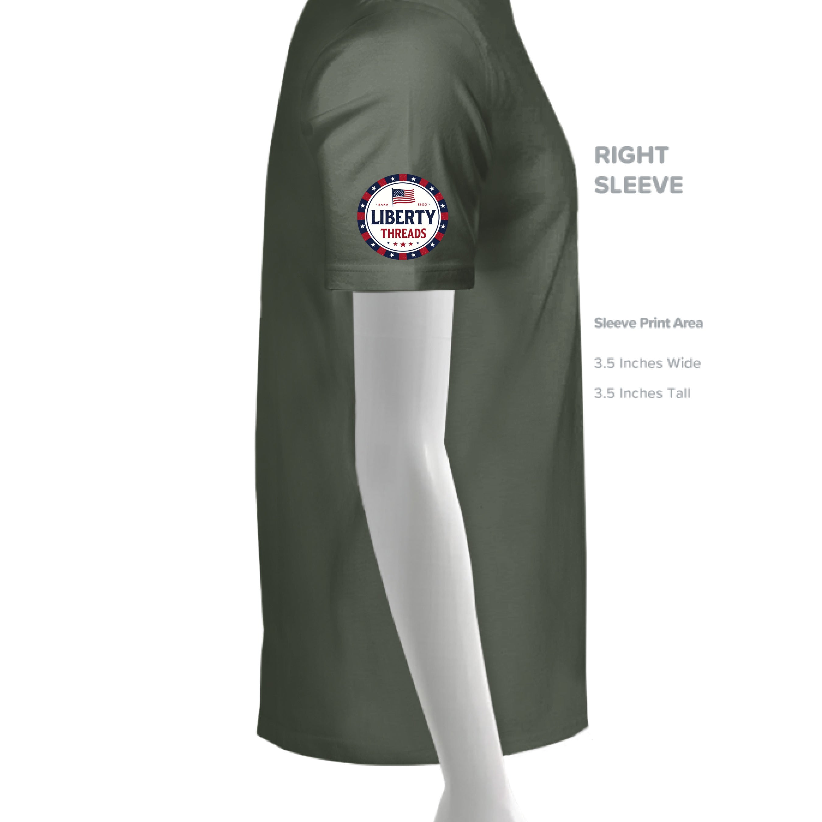 MILITARY GREEN - G200 - SLEEVE_RIGHT