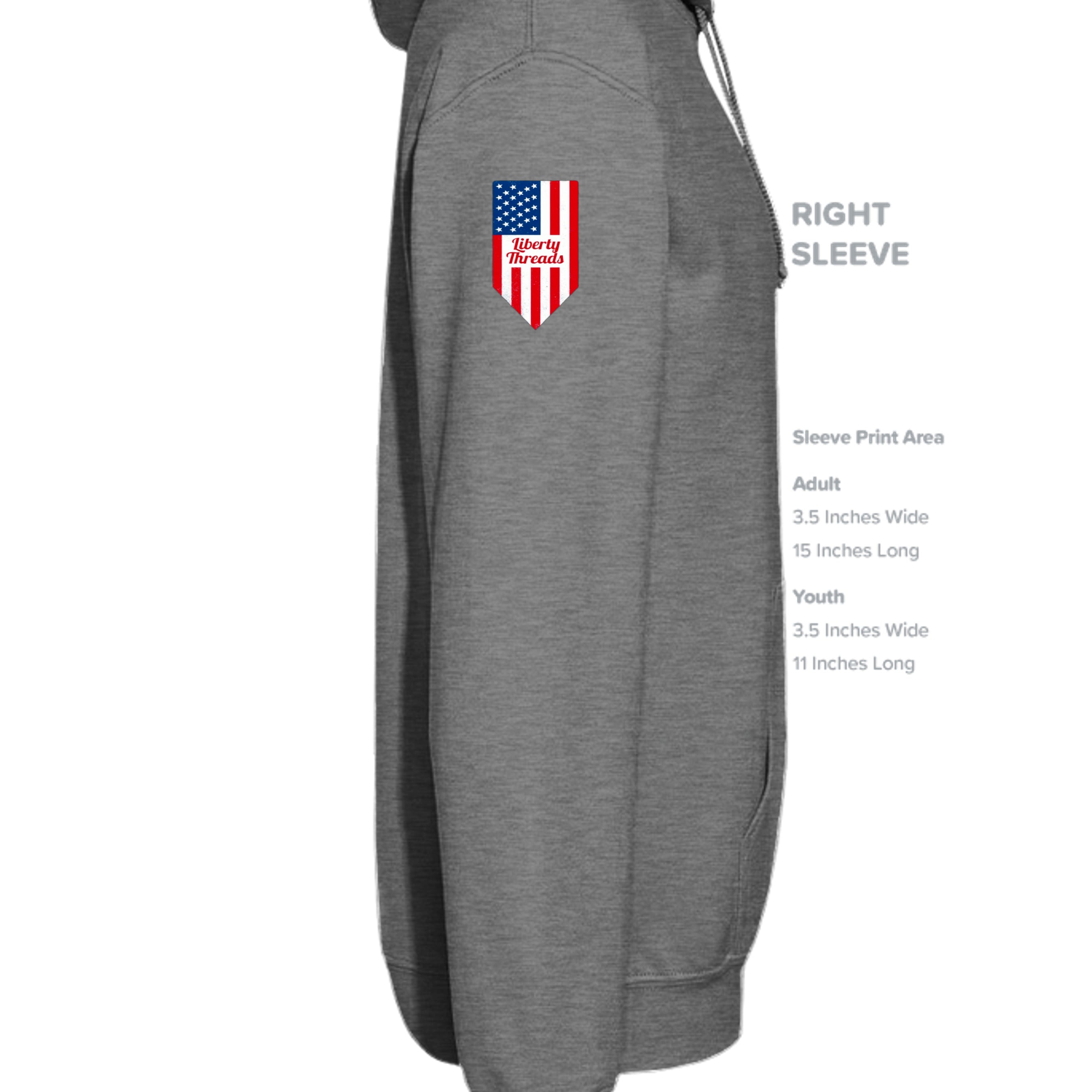 GRAPHITE HEATHER - G185 - SLEEVE_RIGHT