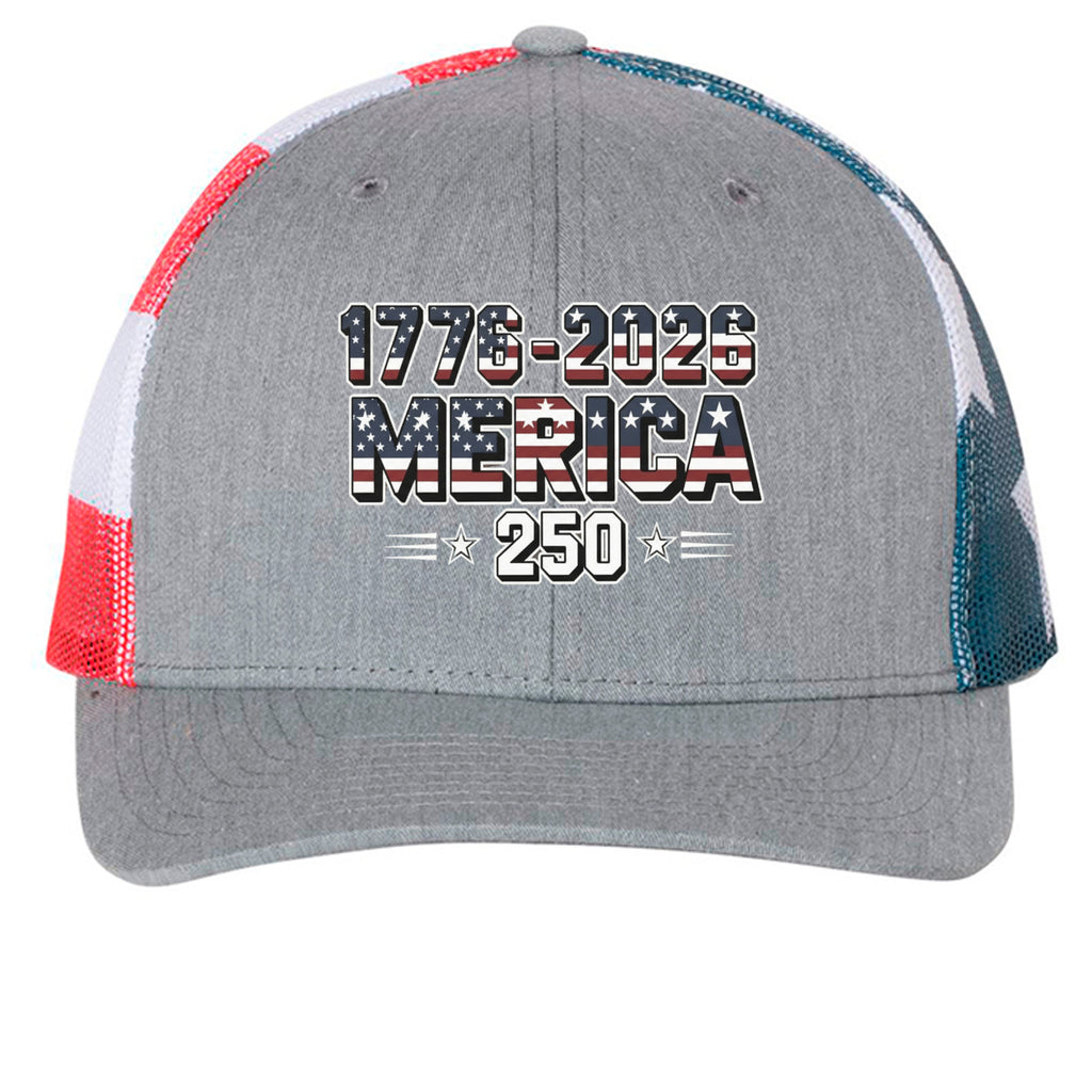 Heather Grey/ Flag - 112PM - FRONT