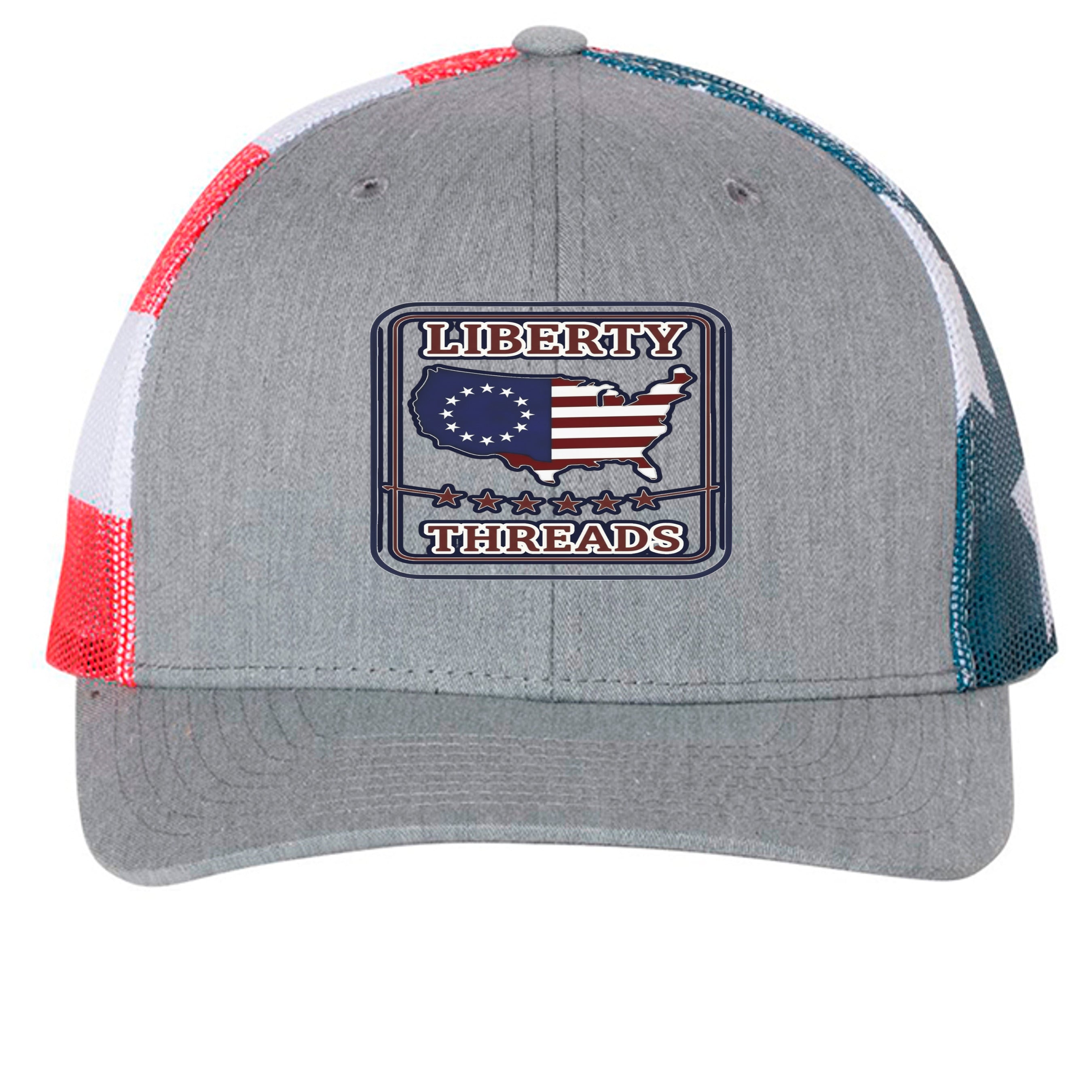 Heather Grey/ Flag - 112PM - FRONT