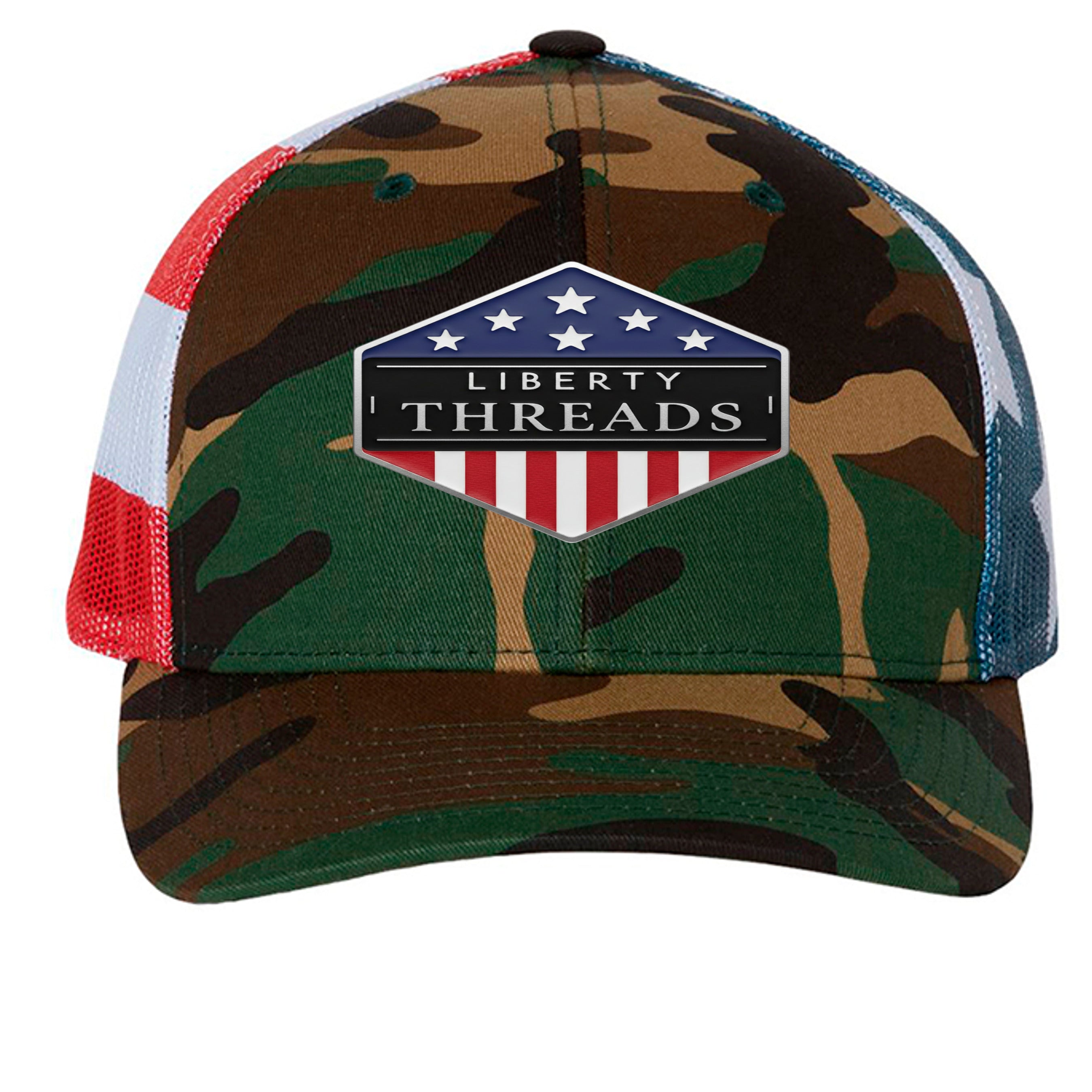 Green Camo/ Stars & Stripes - 112PM - FRONT